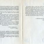 ALA Newsletter announcing congress of A&P 2