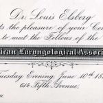 Invitations Dinner 1879