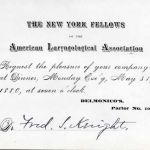Invitations Dinner 1880