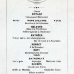 Menu May 1880