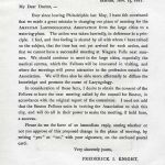 Proposal to meet in Boston